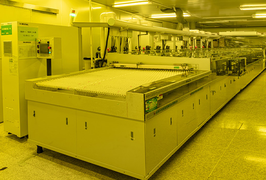 片材生產 1.玻璃清洗